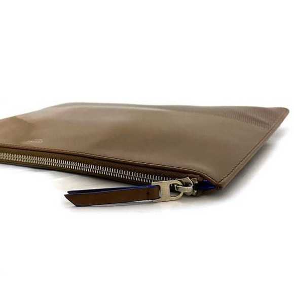 Celine clutch bag brown pouch patent leather CELINE punching 103713AB4 07OC C... - Picture 2 of 10